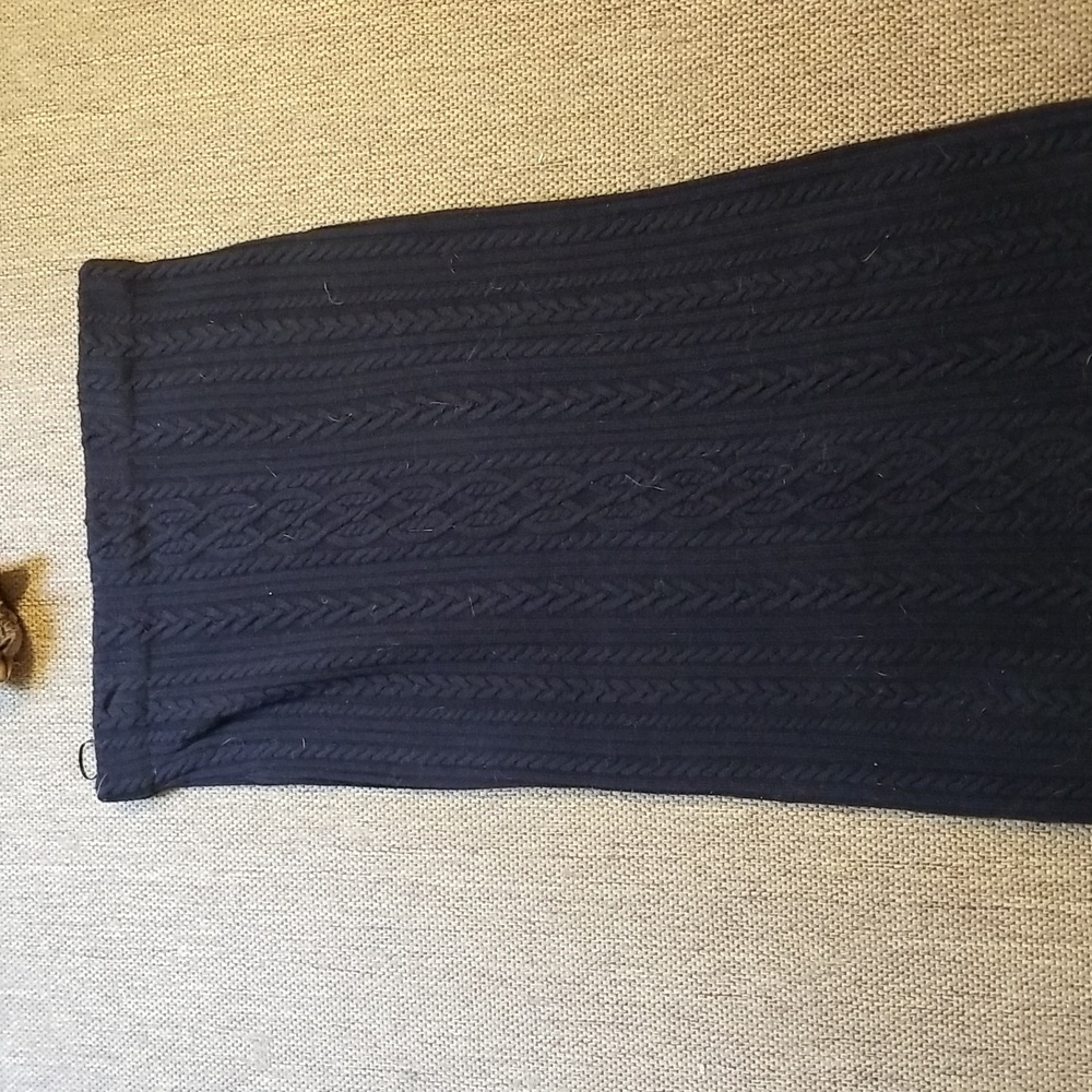 Never worn, size xl, black wool skirt, Ralph Lauren